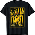 Cool Banana Rocking Graphic Retro American Flag - Adult & Kids T-Shirts, Sweatshirts & Hoodies apparel design preview 1