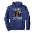 Dad Opa And Veteran Nothing Scares Me Hoodie - Unique Graphic Unisex - T-Shirt, Sweatshirt, Hoodie
