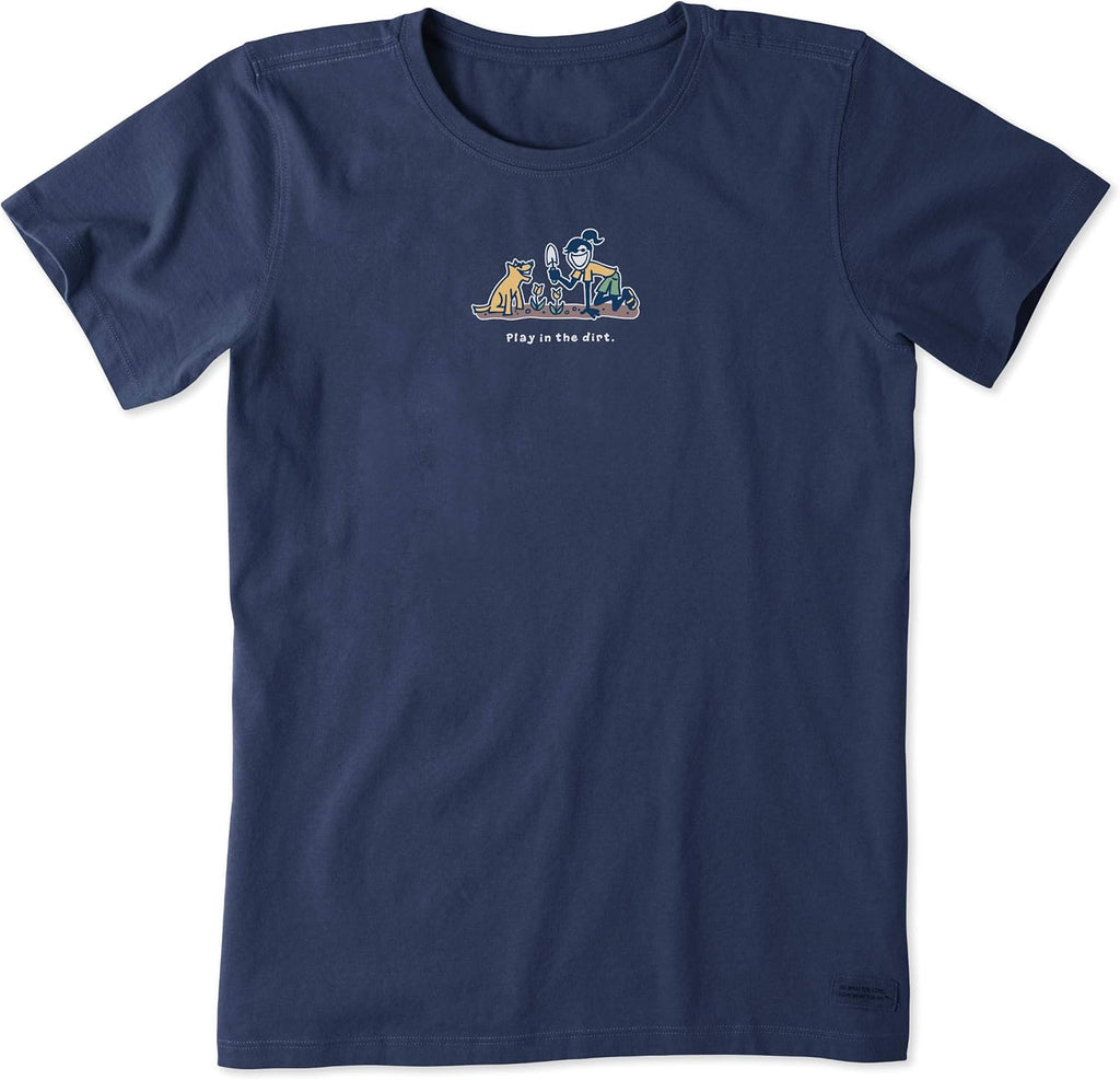 Womens Crusher Jackie And Rocket Play Dirt, Darkest - Adult & Kids T-Shirts, Sweatshirts & Hoodies apparel design preview 1