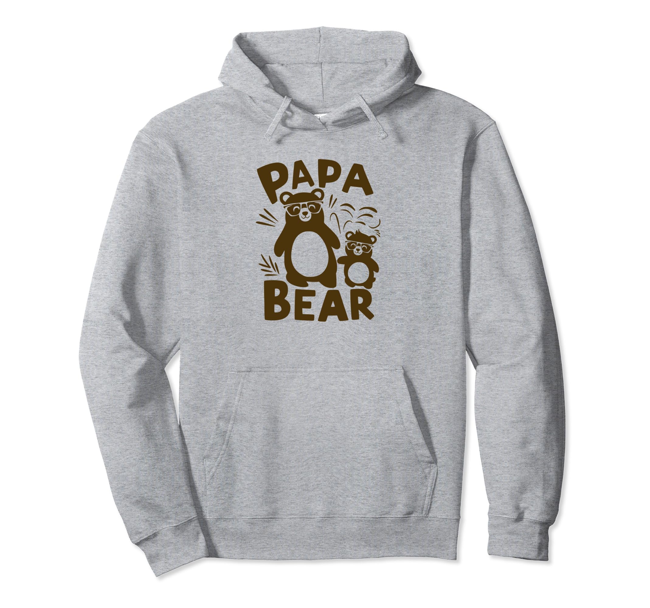 Fathers Day 2024 Bear Cub Papa Bear Hoodie - Casual Everyday Wear Unisex - T-Shirt, Sweatshirt, Hoodie