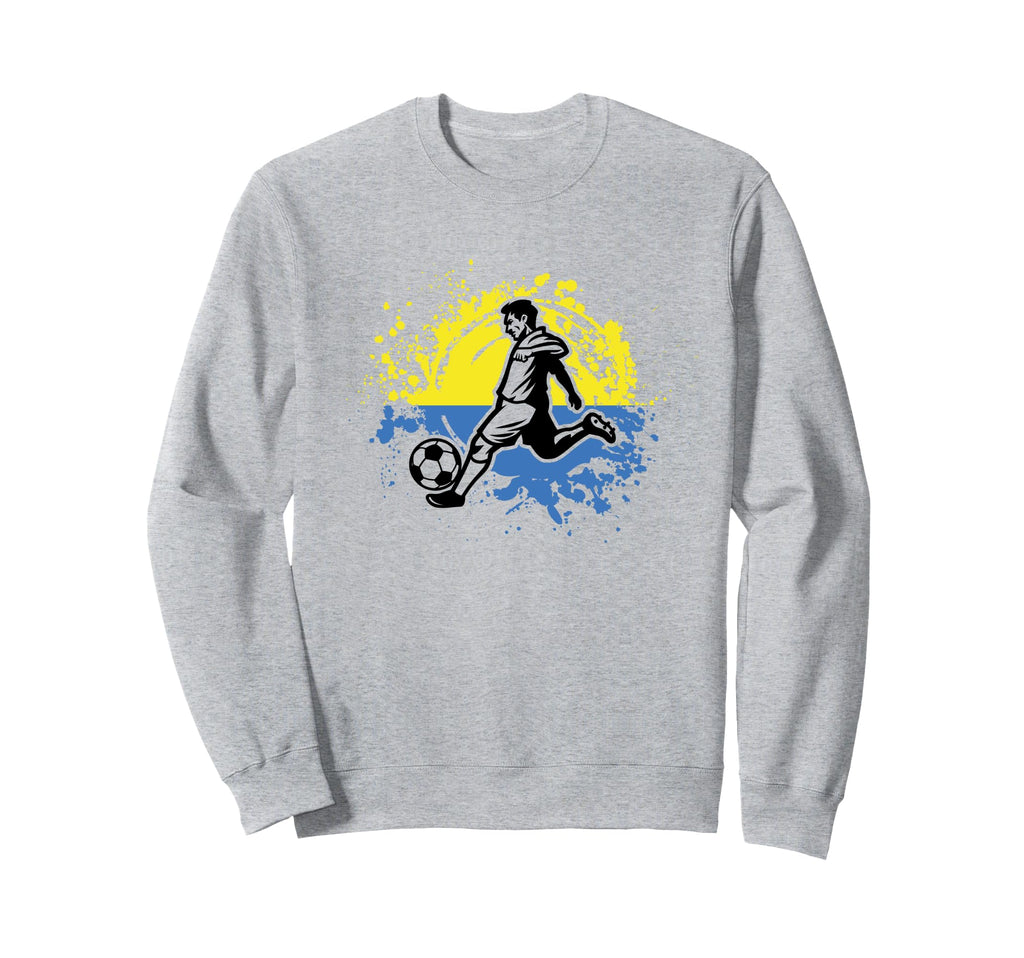 Ukraine Football Ukrainian Soccer Sweatshirt - Fun Novelty Design Unisex - T-Shirt, Sweatshirt, Hoodie