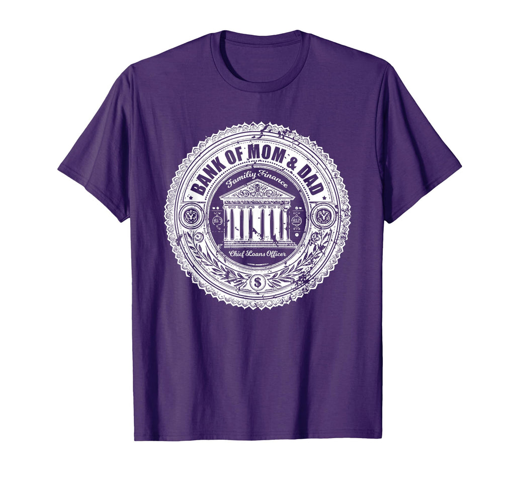 Bank Mom Dad S Funny Bank Stamp S T-Shirt - Streetwear Style Men Women - T-Shirt, Sweatshirt, Hoodie