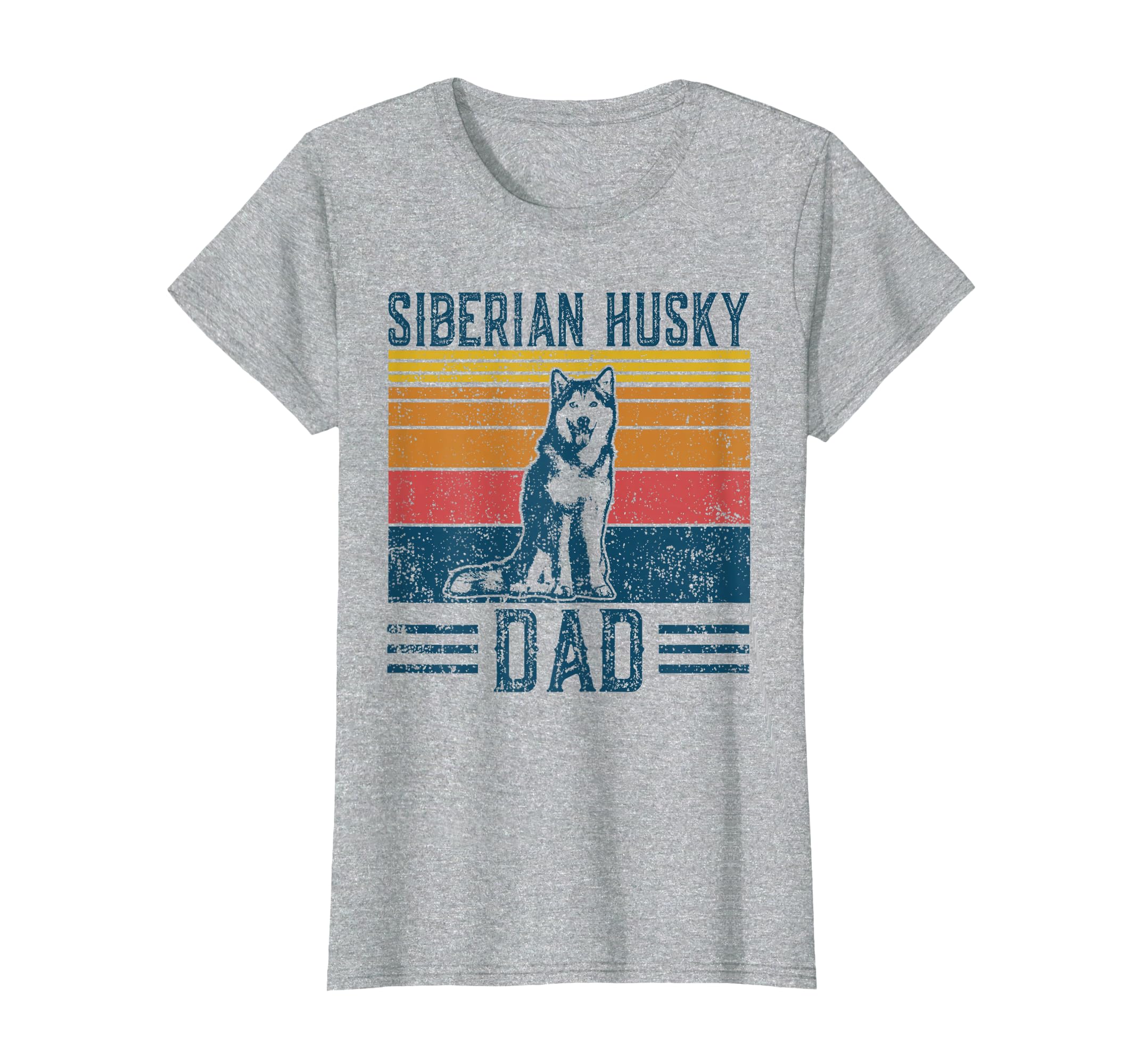 Dog Husky Dad Siberian Husky Dad T-Shirt - Aesthetic Graphic Unisex - T-Shirt, Sweatshirt, Hoodie