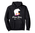 Papa Bear Lgbt Straight Ally Lesbian Hoodie - Casual Everyday Wear Unisex - T-Shirt, Sweatshirt, Hoodie