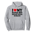 I Love My Super Hot Soccer Coach Funny Hoodie - Aesthetic Graphic Unisex - T-Shirt, Sweatshirt, Hoodie