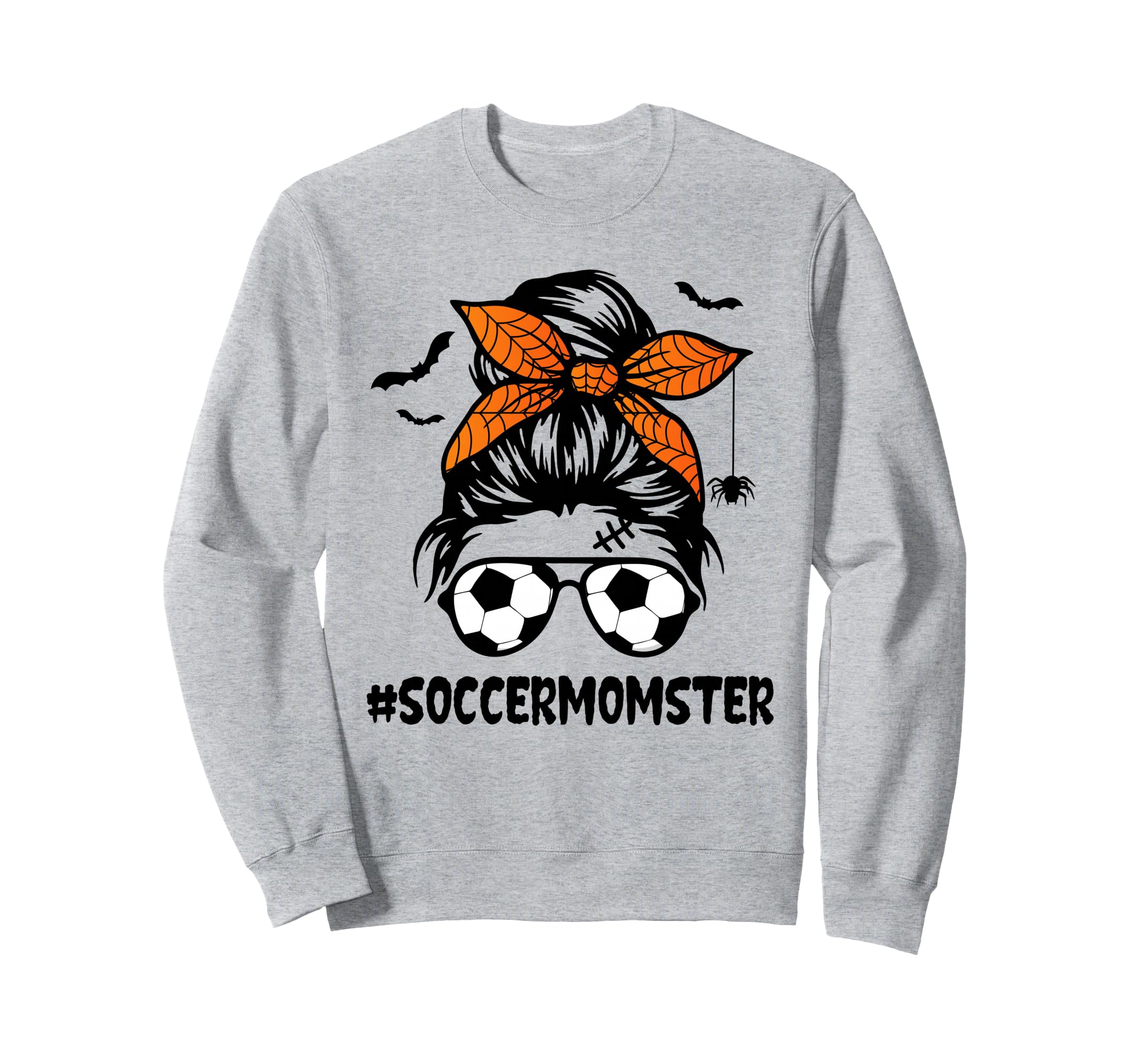 Soccer Momster Halloween Mom Messy Sweatshirt - Custom Art Print Unisex - T-Shirt, Sweatshirt, Hoodie
