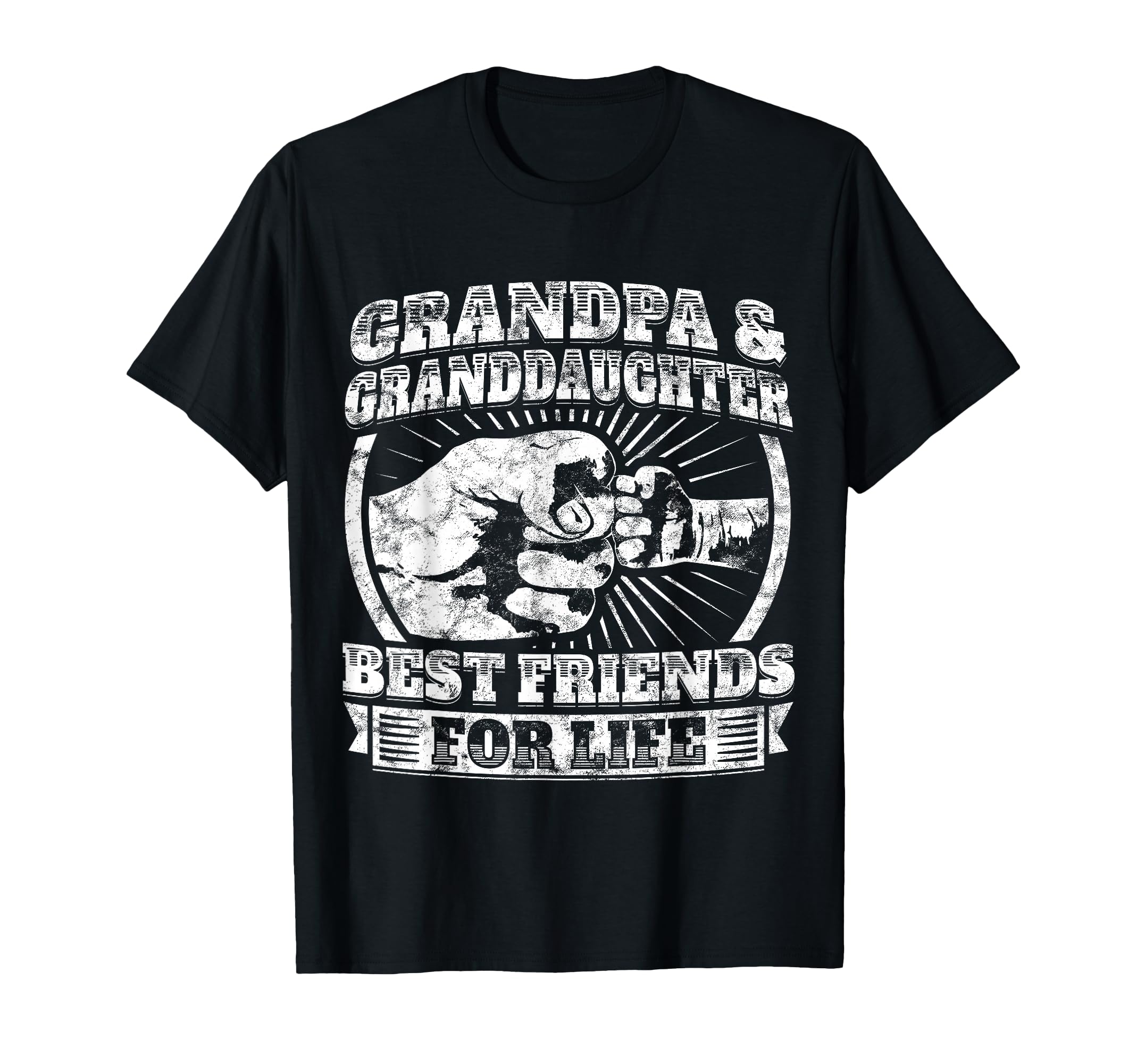 Grandpa Granddaughter Gift Family T-Shirt - Trendy Graphic Men Women - T-Shirt, Sweatshirt, Hoodie