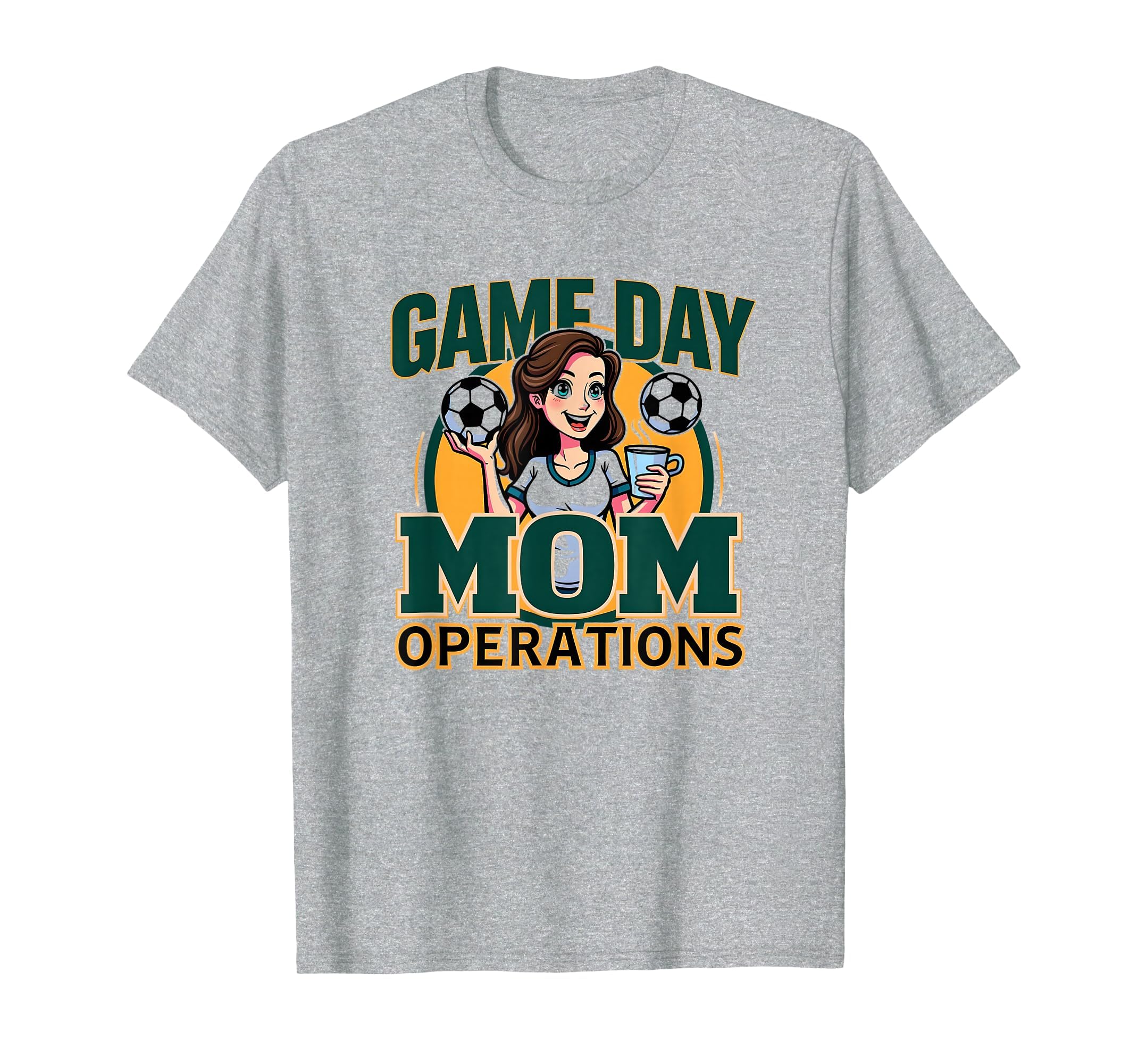 Game Day Mom Operations Soccer Parent T-Shirt - Aesthetic Graphic Unisex - T-Shirt, Sweatshirt, Hoodie
