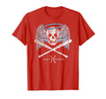 Angel Baseball Skull Bats And Halo T-Shirt - Streetwear Style Unisex - T-Shirt, Sweatshirt, Hoodie