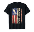 Hockey Dad Us American Flag Hockey T-Shirt - Custom Art Print for Adults - T-Shirt, Sweatshirt, Hoodie