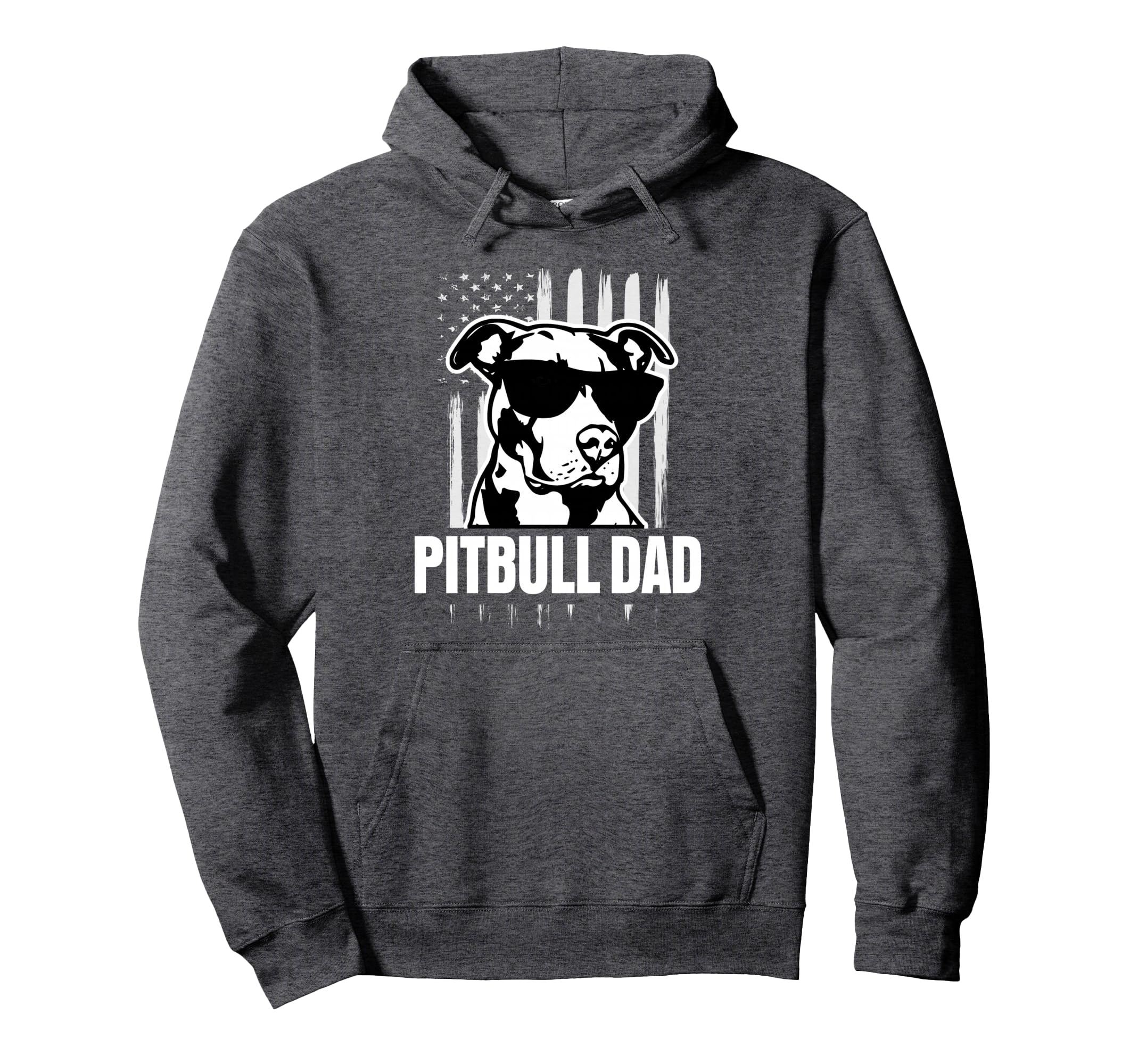Pitbull Dad Pitbull Lover Gift Dog Dad Hoodie - Minimalist Print Men Women - T-Shirt, Sweatshirt, Hoodie