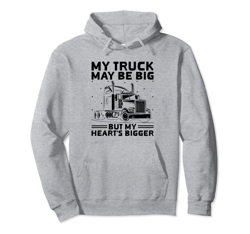 Trucker Driving Dad Trucker Father Hoodie - Aesthetic Graphic for Adults - T-Shirt, Sweatshirt, Hoodie