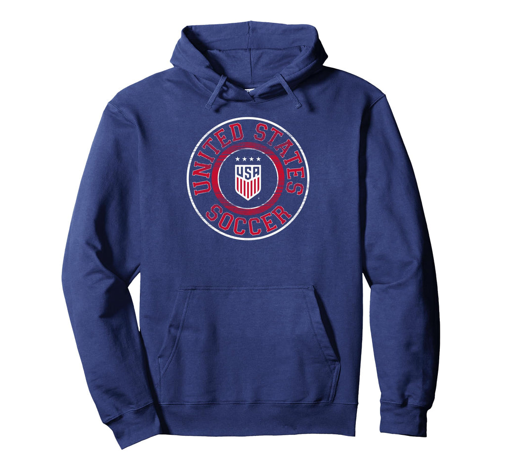 United States Soccer Showtime Navy Hoodie - Fun Novelty Design Men Women - T-Shirt, Sweatshirt, Hoodie