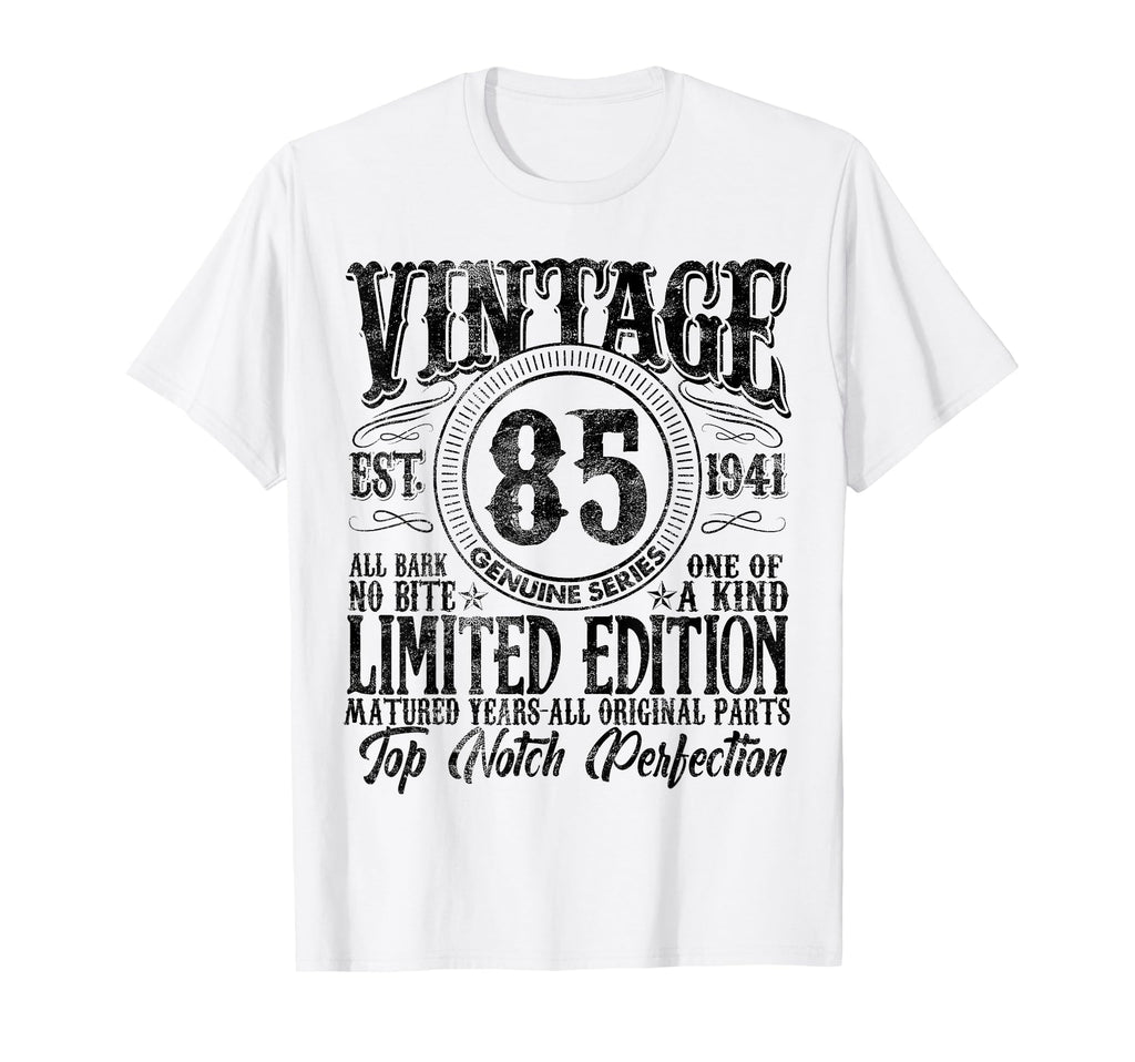 85 Year Old Gifts 1941 85Th Birthday T-Shirt - Fun Novelty Design Unisex - T-Shirt, Sweatshirt, Hoodie