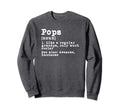 Pops Definition Funny Grandpa Sweatshirt - Custom Art Print Unisex - T-Shirt, Sweatshirt, Hoodie