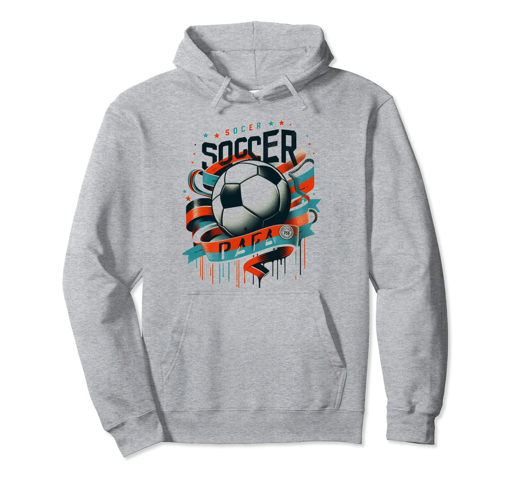 Soccer Papa Family Matching Dad Hoodie - Casual Everyday Wear for Adults - T-Shirt, Sweatshirt, Hoodie