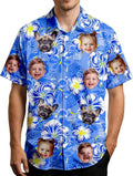 Face Hawaiian Personalized W/Photos Pictures, Custom - Adult & Kids T-Shirts, Sweatshirts & Hoodies apparel design preview 1