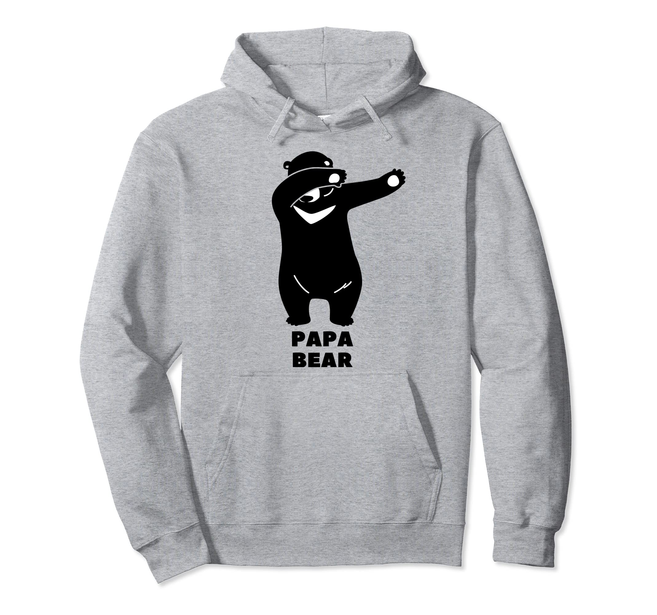 Papa Bear Dabbing Father And Dads Hoodie - Casual Everyday Wear Men Women - T-Shirt, Sweatshirt, Hoodie
