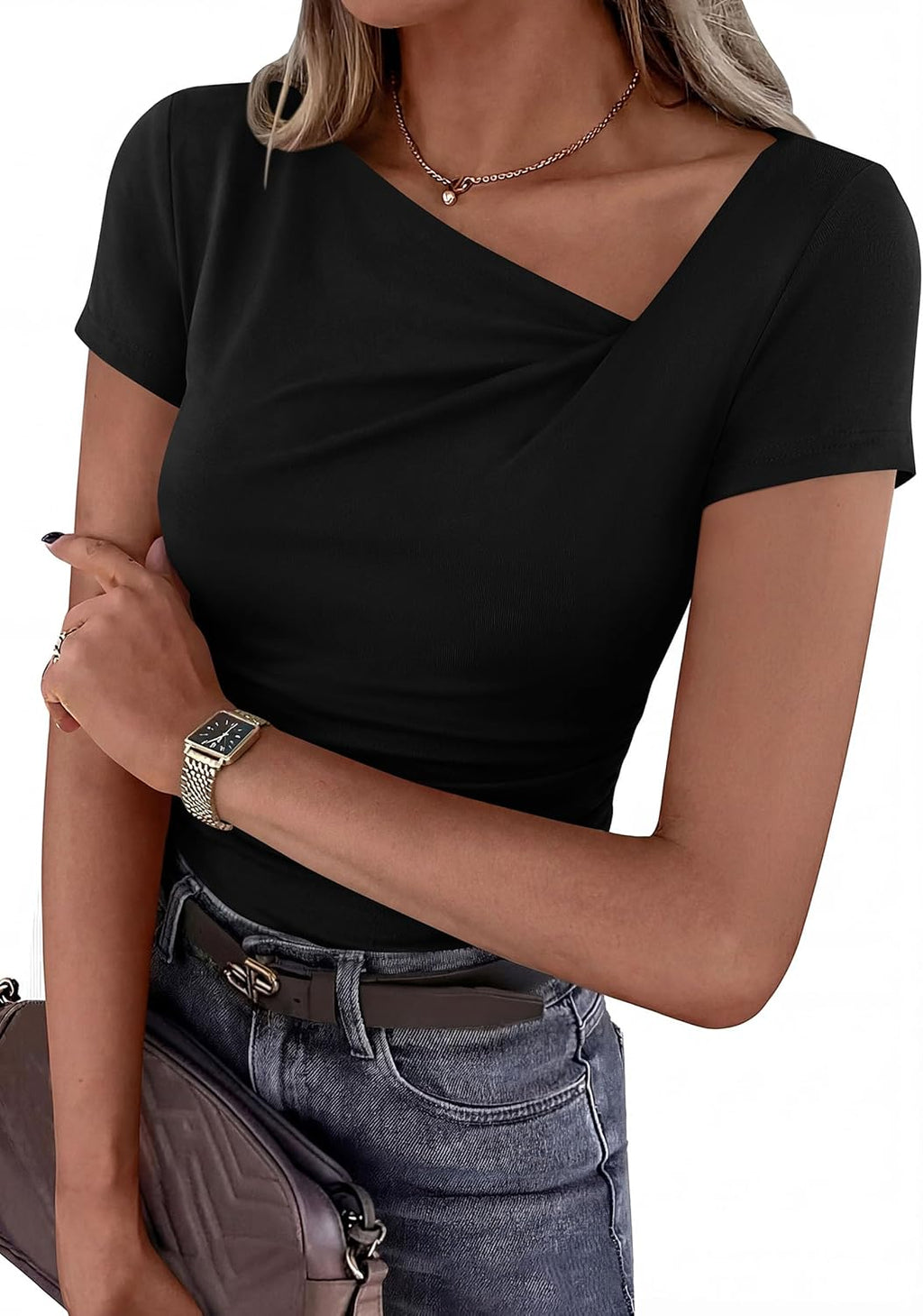 Women's 2026 Summer Asymmetrical Y2K Tops Trendy - Adult & Kids T-Shirts, Sweatshirts & Hoodies apparel design preview 1