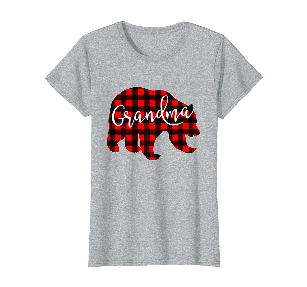 Red Plaid Grandma Bear Matching T-Shirt - Streetwear Style for Adults - T-Shirt, Sweatshirt, Hoodie