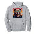 Papa Bear Sunglasses Funny Bear Dad Hoodie - Trendy Graphic for Adults - T-Shirt, Sweatshirt, Hoodie