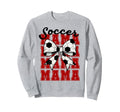 Soccer Bow Mama Mama Mama Mama Sweatshirt - Minimalist Print for Adults - T-Shirt, Sweatshirt, Hoodie