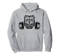 Pitbull Weightlifting Mens Pitbull Lover Hoodie - Minimalist Print Unisex - T-Shirt, Sweatshirt, Hoodie