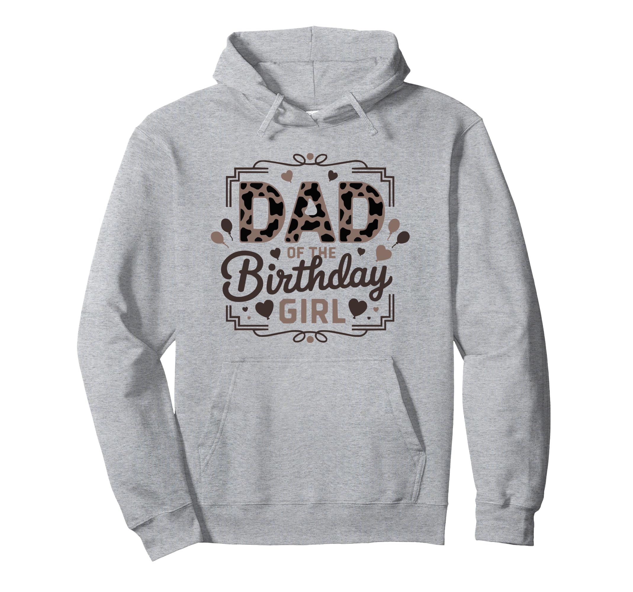 Dad Birthday Cow Themed Party Father Hoodie - Casual Everyday Wear Unisex - T-Shirt, Sweatshirt, Hoodie