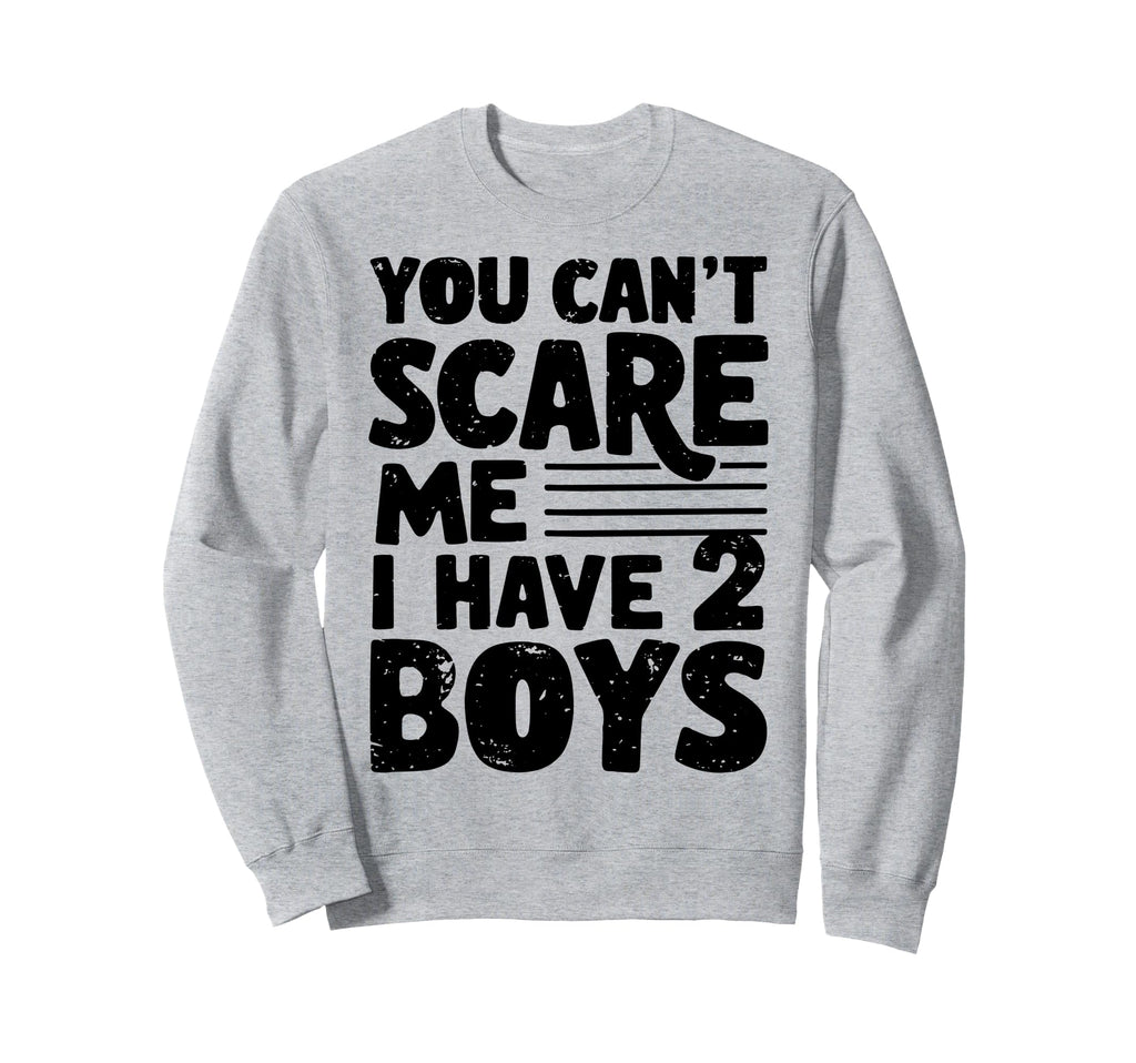 Daddy Two Sons Funny Dad 2 Sweatshirt - Minimalist Print Men Women - T-Shirt, Sweatshirt, Hoodie
