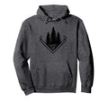 Forest Dark Outdoor Nature Life Camping Hoodie - Trendy Graphic Men Women - T-Shirt, Sweatshirt, Hoodie