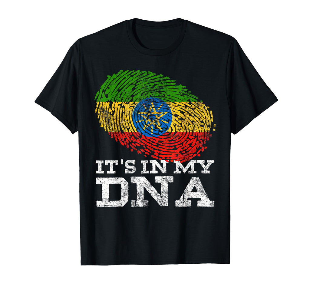 Its My Dna Ethiopian Gifts Horn Africa T-Shirt - Unique Graphic Unisex - T-Shirt, Sweatshirt, Hoodie