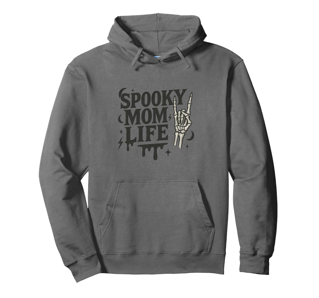 Spooky Mom Life Halloween Skeleton Drip Hoodie - Fun Novelty Design Unisex - T-Shirt, Sweatshirt, Hoodie
