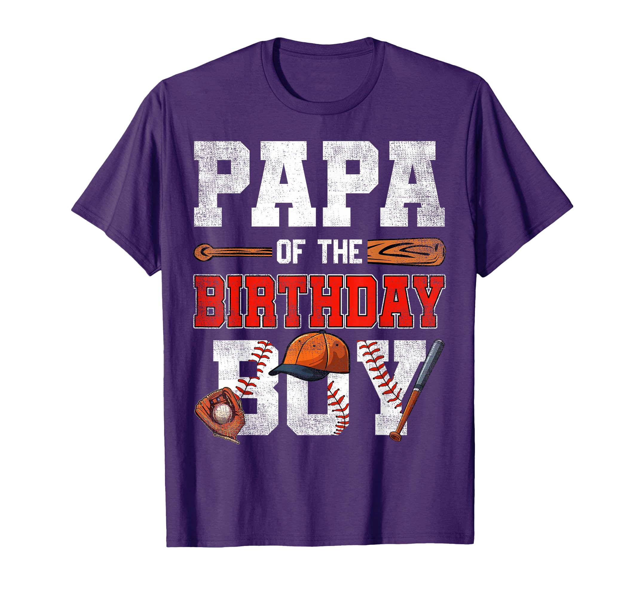 Papa Birthday Baseball Bday Family T-Shirt - Graphic Print for Adults - T-Shirt, Sweatshirt, Hoodie