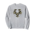 Soccer Ball Camo Heart Mom Fan Sweatshirt - Unique Graphic for Adults - T-Shirt, Sweatshirt, Hoodie