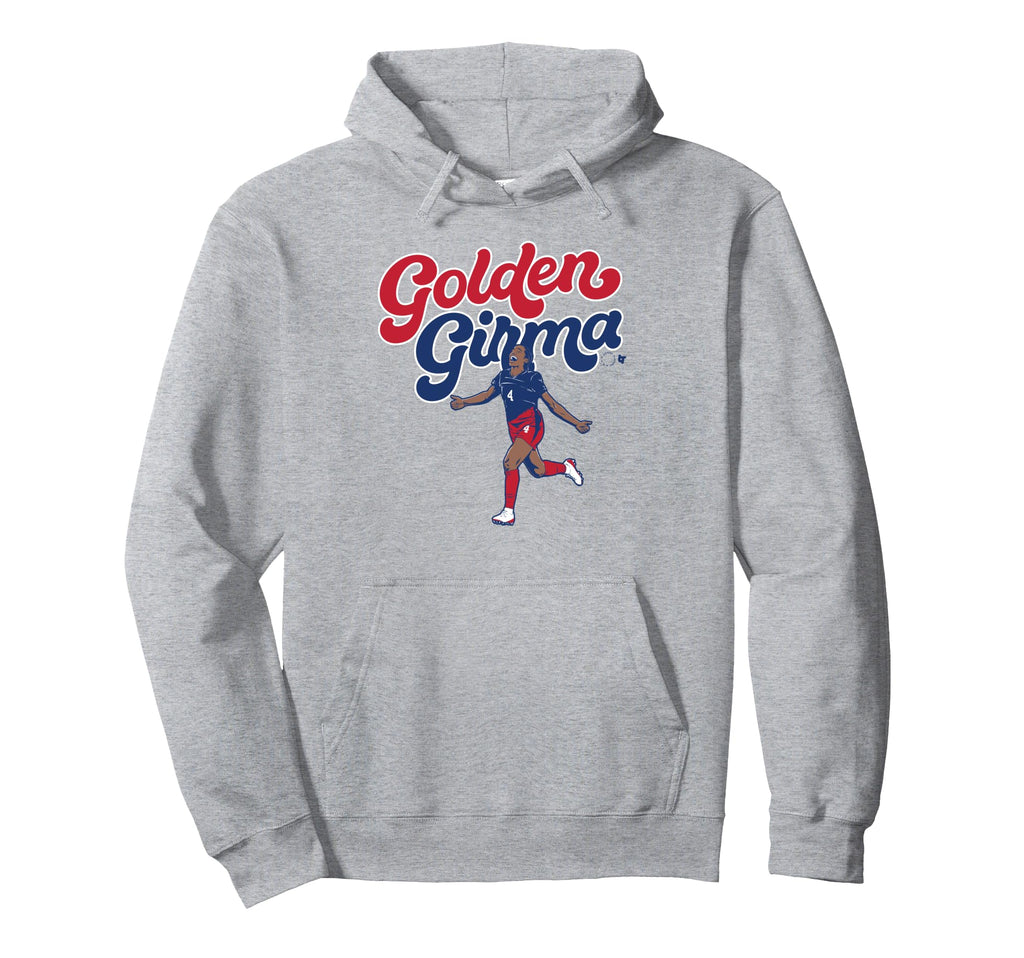 Naomi Girma Golden Girma Usa Soccer Hoodie - Trendy Graphic Men Women - T-Shirt, Sweatshirt, Hoodie