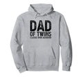 Dad Twins First Time Daddy Wife Hoodie - Fun Novelty Design Men Women - T-Shirt, Sweatshirt, Hoodie