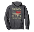 Grumpy Old Vet I Do What I Want Hoodie - Custom Art Print Men Women - T-Shirt, Sweatshirt, Hoodie