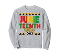 Juneteenth Melanin Black Dad Sweatshirt - Minimalist Print for Adults - T-Shirt, Sweatshirt, Hoodie
