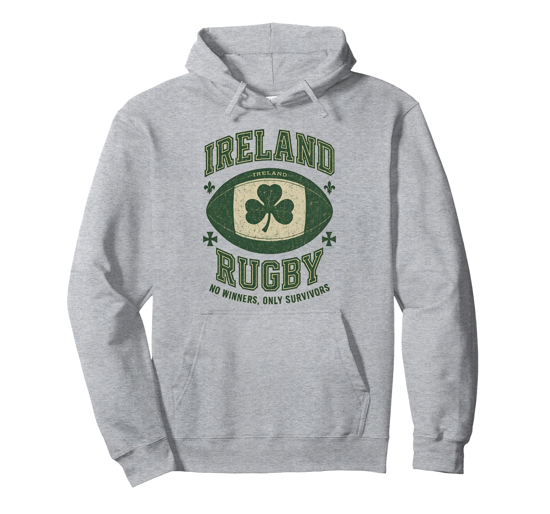 Ireland Rugby No Winners Only Survivors Hoodie - Unique Graphic Men Women - T-Shirt, Sweatshirt, Hoodie