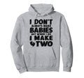Twin Daddy Funny Twin Dad Hoodie - Trendy Graphic for Adults - T-Shirt, Sweatshirt, Hoodie