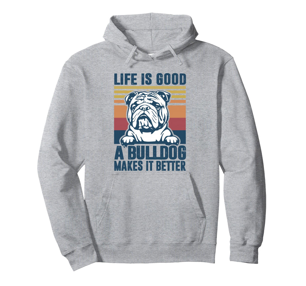 Bulldog Gifts Dog Dad Dog Mom English Hoodie - Trendy Graphic Unisex - T-Shirt, Sweatshirt, Hoodie