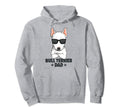 Bull Terrier Dad Dog Lover Hoodie - Custom Art Print for Adults - T-Shirt, Sweatshirt, Hoodie