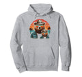 Papa Bear Sunglasses Funny Bear Dad Hoodie - Graphic Print for Adults - T-Shirt, Sweatshirt, Hoodie