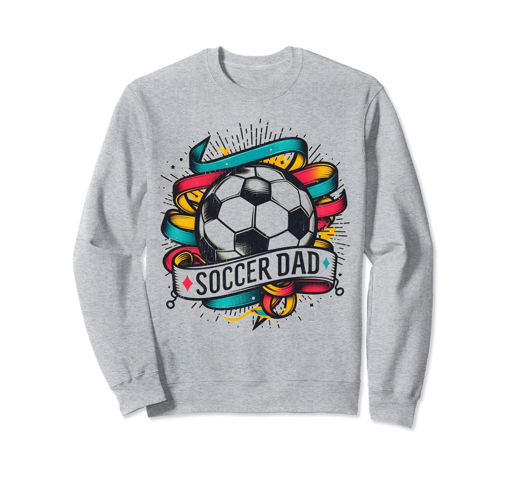 Soccer Dad Family Matching Dad Sweatshirt - Minimalist Print for Adults - T-Shirt, Sweatshirt, Hoodie