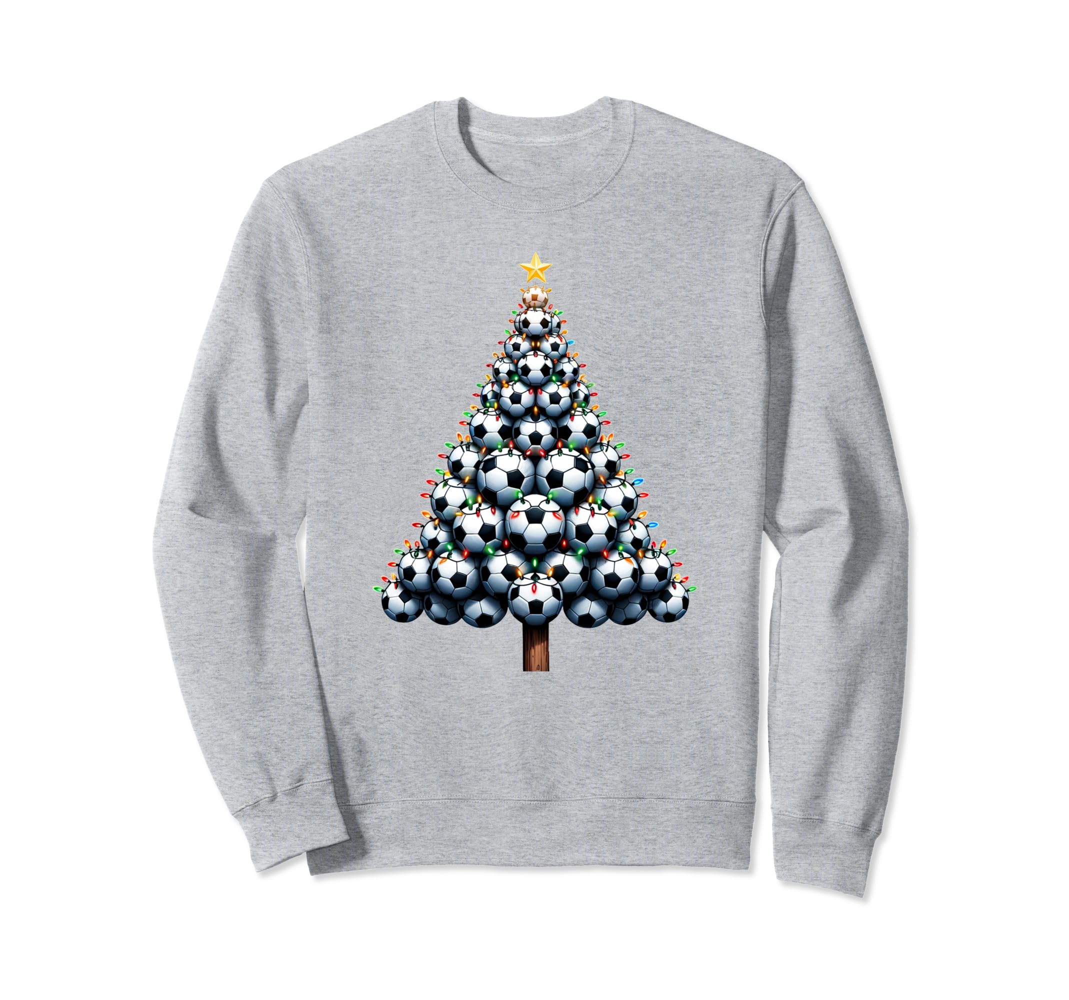 Santa Soccer Tree Football Soccer Sweatshirt - Custom Art Print Unisex - T-Shirt, Sweatshirt, Hoodie