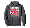 Soccer And Cheer Mom Leopard Hoodie - Casual Everyday Wear for Adults - T-Shirt, Sweatshirt, Hoodie