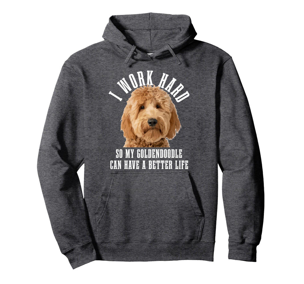 Goldendoodle Mom Doodle Dog Dad Funny Hoodie - Custom Art Print Men Women - T-Shirt, Sweatshirt, Hoodie