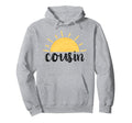 Cousin Birthday First Trip Around Sun Hoodie - Novelty Apparel for Adults - T-Shirt, Sweatshirt, Hoodie