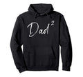 Twin Dad Squared Hoodie - Minimalist Print Men Women - T-Shirt, Sweatshirt, Hoodie