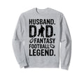 Husband Dad Fantasy Football Sweatshirt - Custom Art Print Men Women - T-Shirt, Sweatshirt, Hoodie